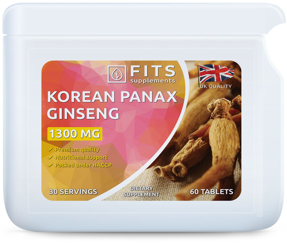 Koreanischer Ginseng 1300 mg Tabletten
