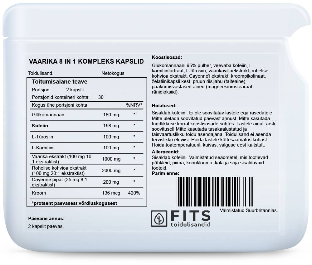 Himbeer-Komplex 8 in 1 Kapseln