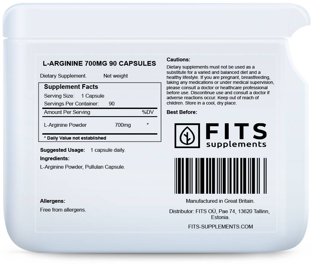 L-Arginin 700 mg Kapseln