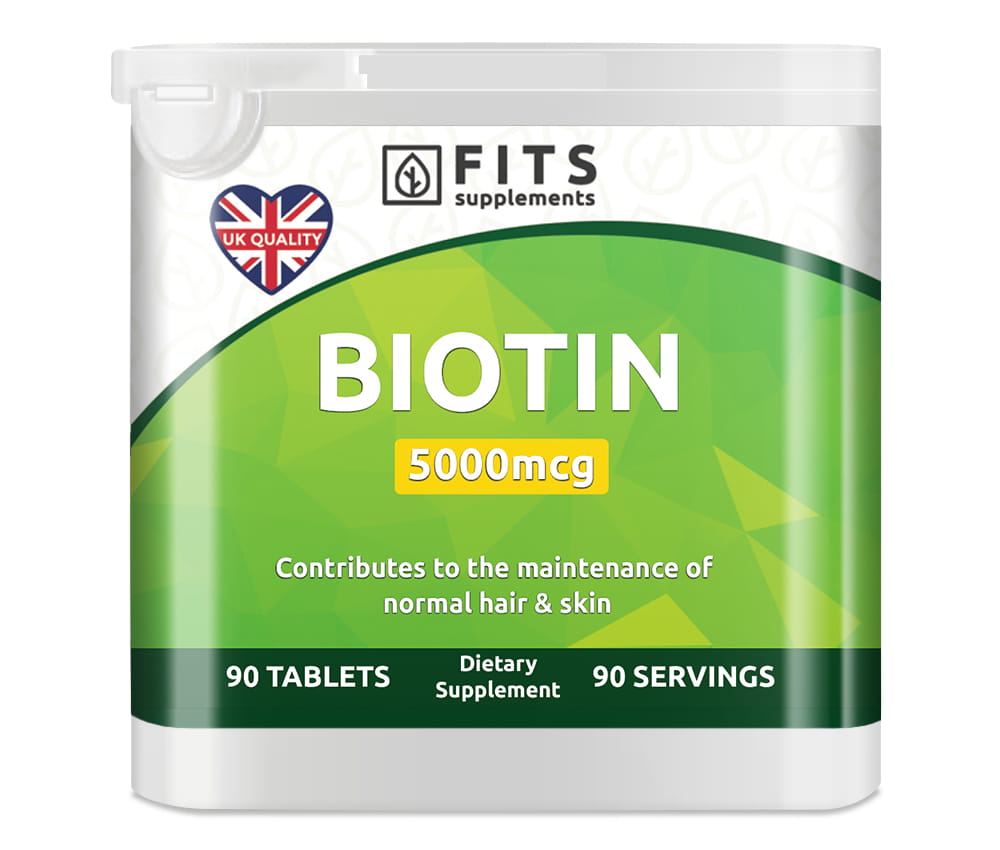 Biotin 5000 mcg 90 Tabletten