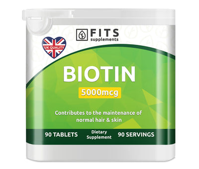 Biotin 5000 mcg 90 Tabletten