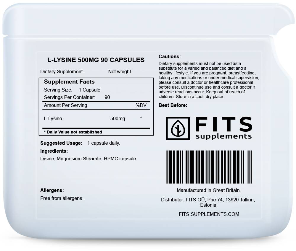 L-Lysin 500 mg Kapseln N90