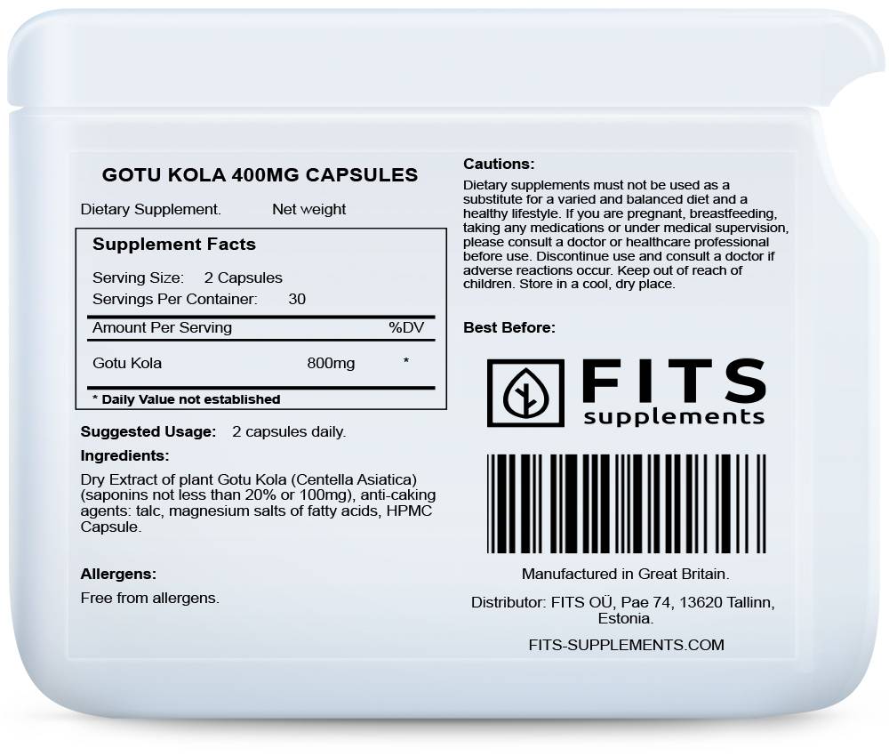 Gotu Kola 400 mg Kapseln