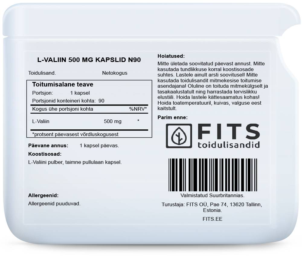L-Valin 500 mg Kapseln N90