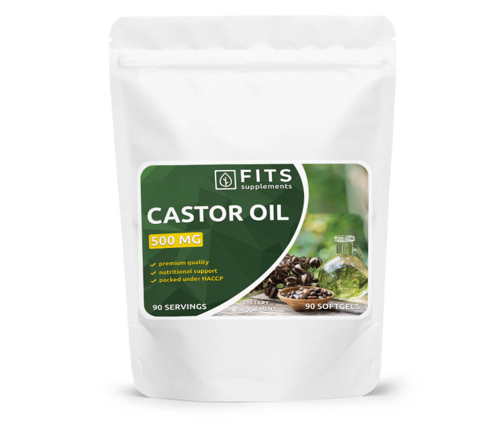 Castor Oil 500mg 90 Kapseln