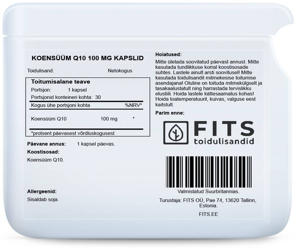 Coenzym Q10 100 mg Weichkapseln