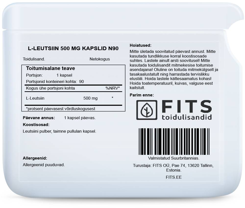 L-Leucin 500 mg Kapseln N90