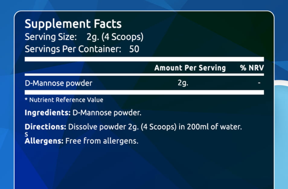 D-Mannose 100 g Pulver