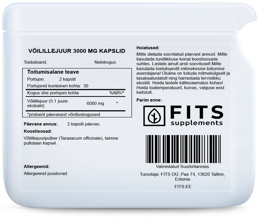 Löwenzahn 3000 mg Kapseln