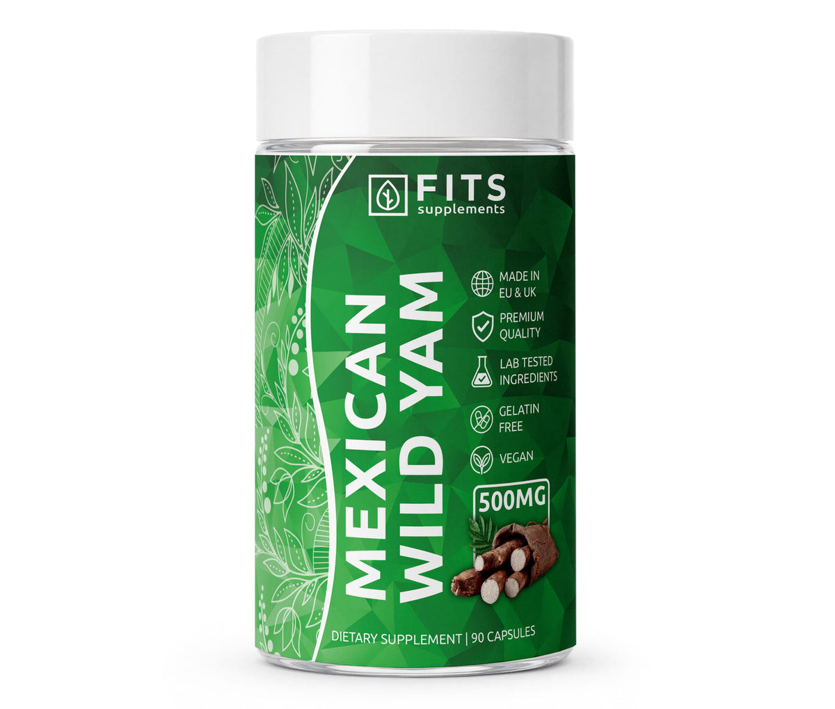Mexican Wild Yam 500mg 90 capsules