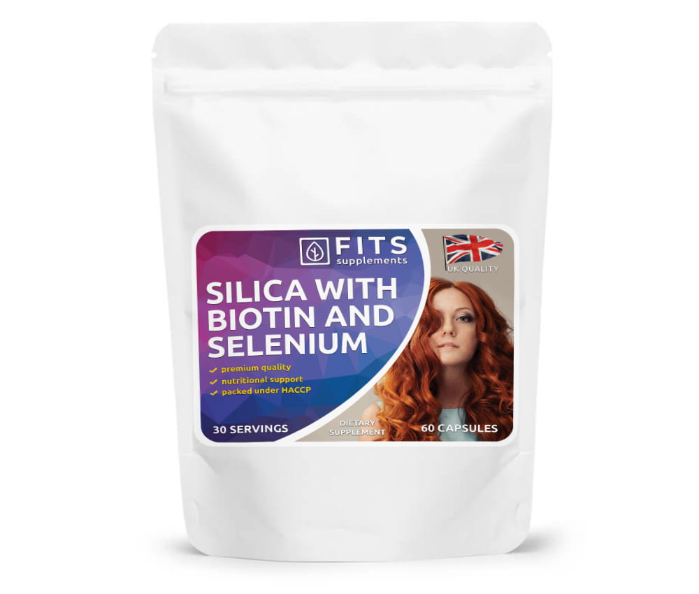 Silica with Biotin and Selenium 60 capsules