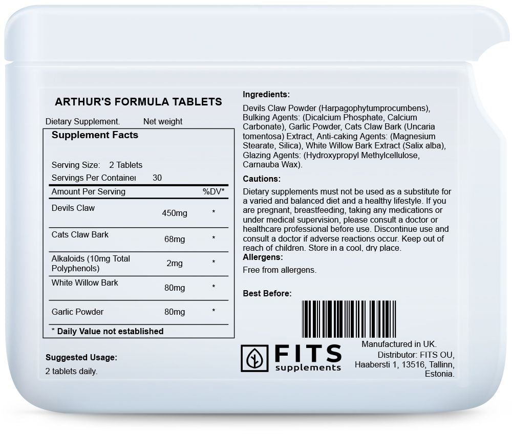 Arthur's Formula Tabletten