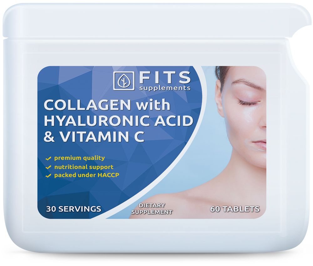 Collagen mit Hyaluronsäure und Vitamin C Tabletten