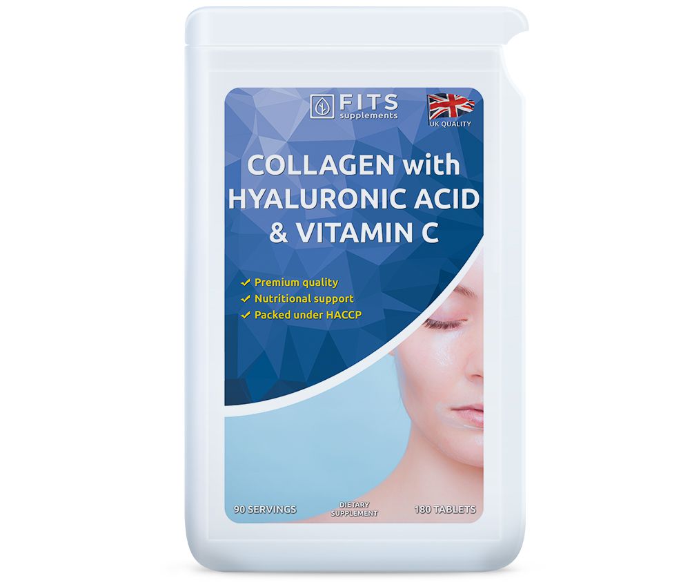 Kollagen mit Hyaluronsäure und Vitamin C 180 Tabletten
