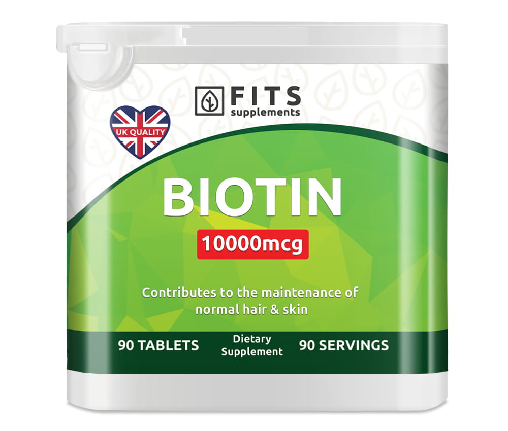 Biotin 10000 mcg 90 Tabletten