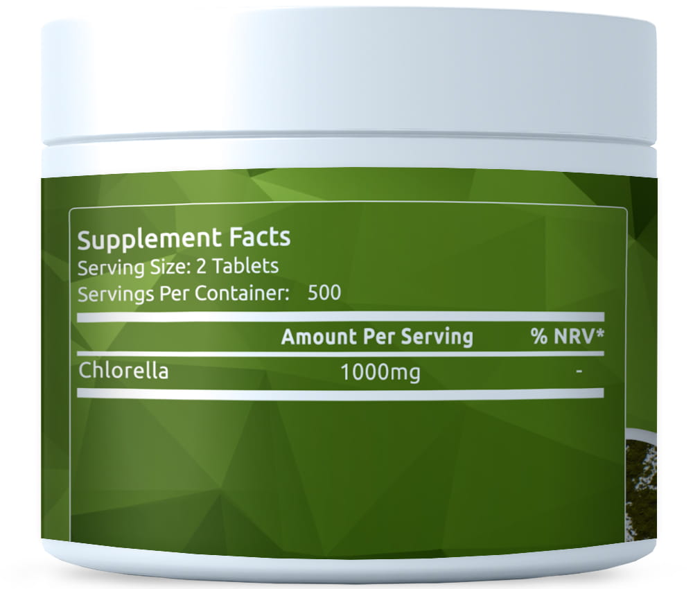Chlorella BIO 500mg 1000 Tabletten