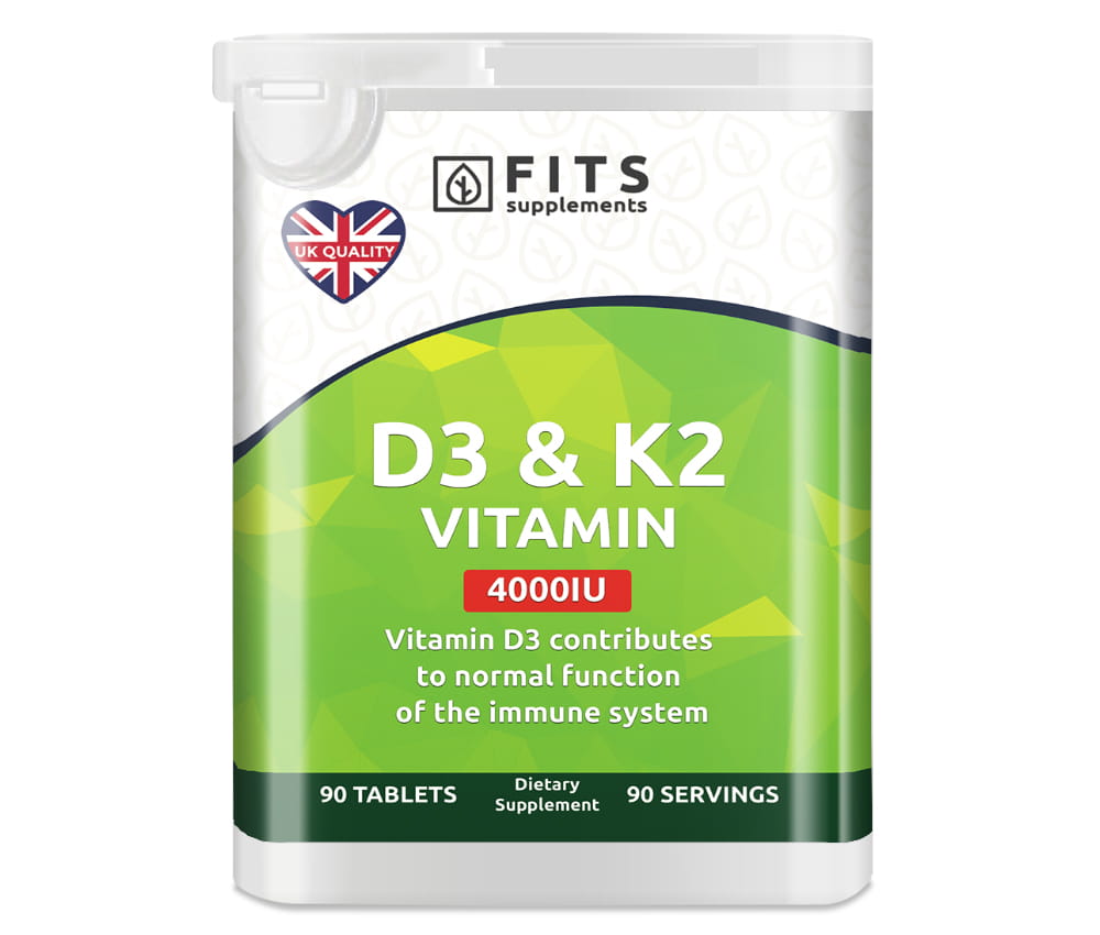 Vitamin D3 4000 IE mit Vitamin K2 90 Tabletten