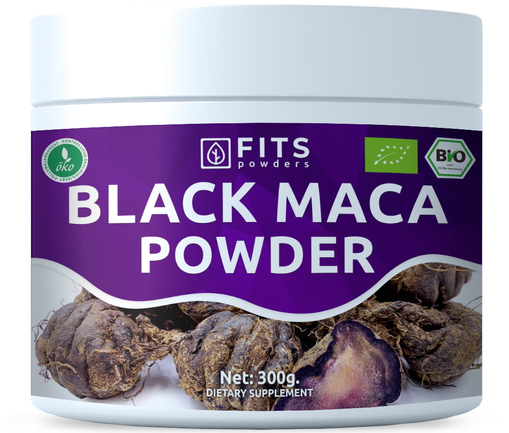 BIO Organisches schwarzes Maca 300g Pulver