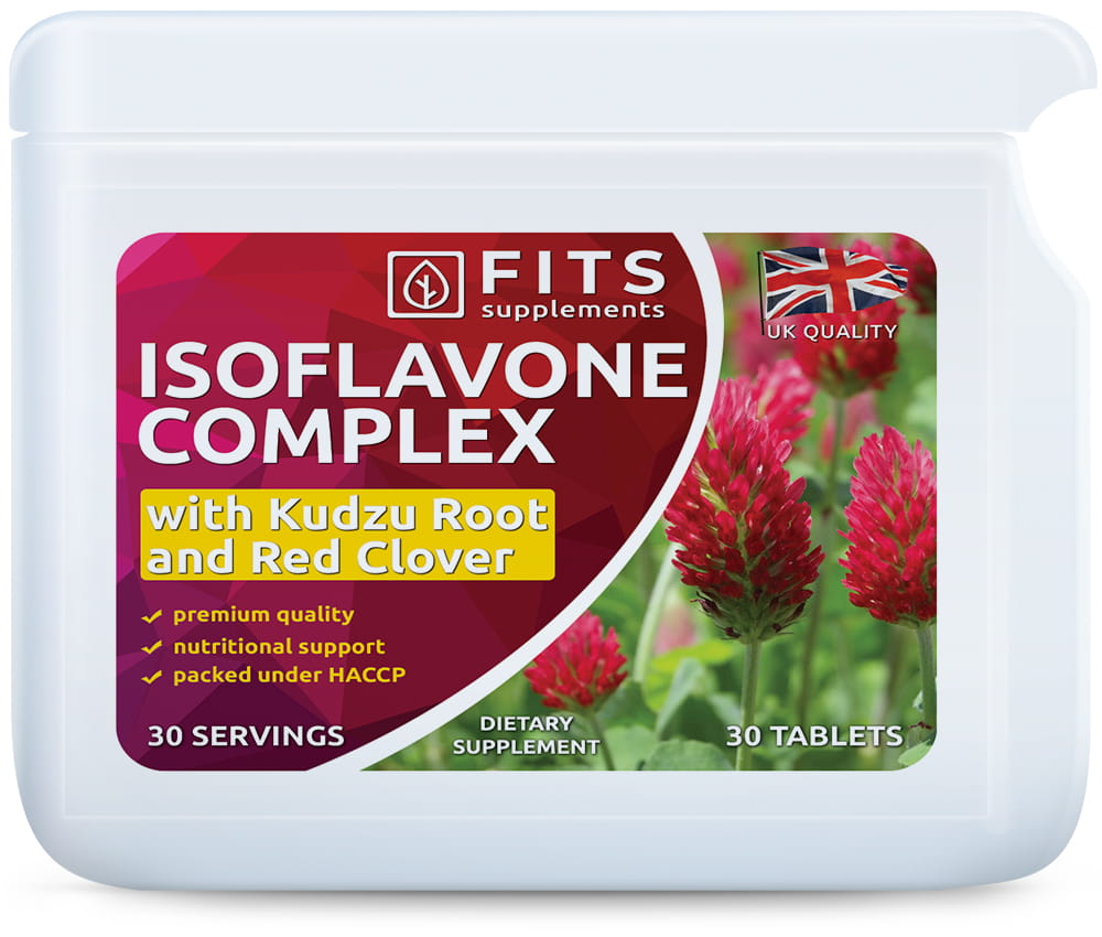 Soja-Isoflavone, Kudzu-Wurzel und Rotklee-Tabletten