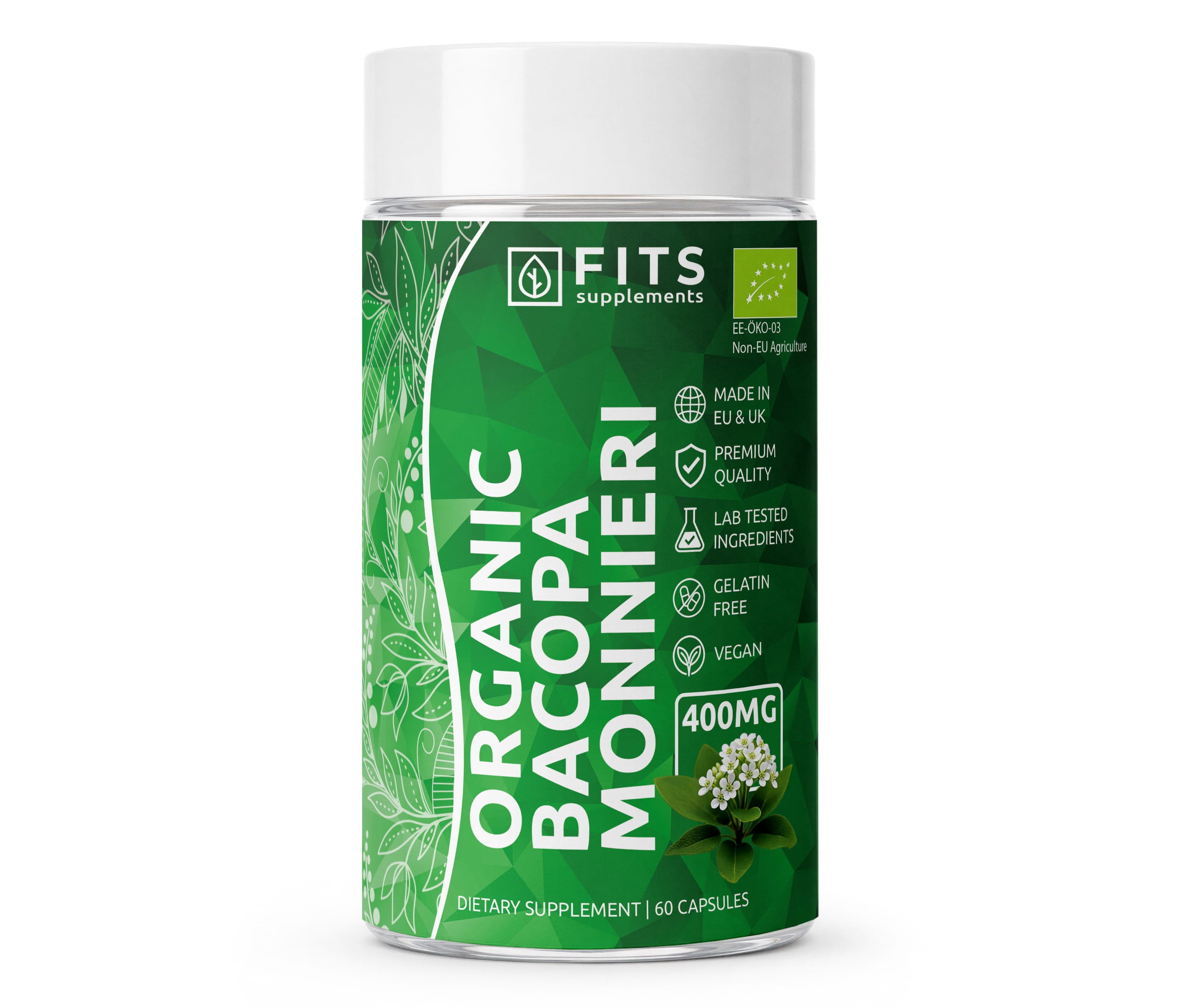 Bacopa Monnieri 400mg 60 Kapseln