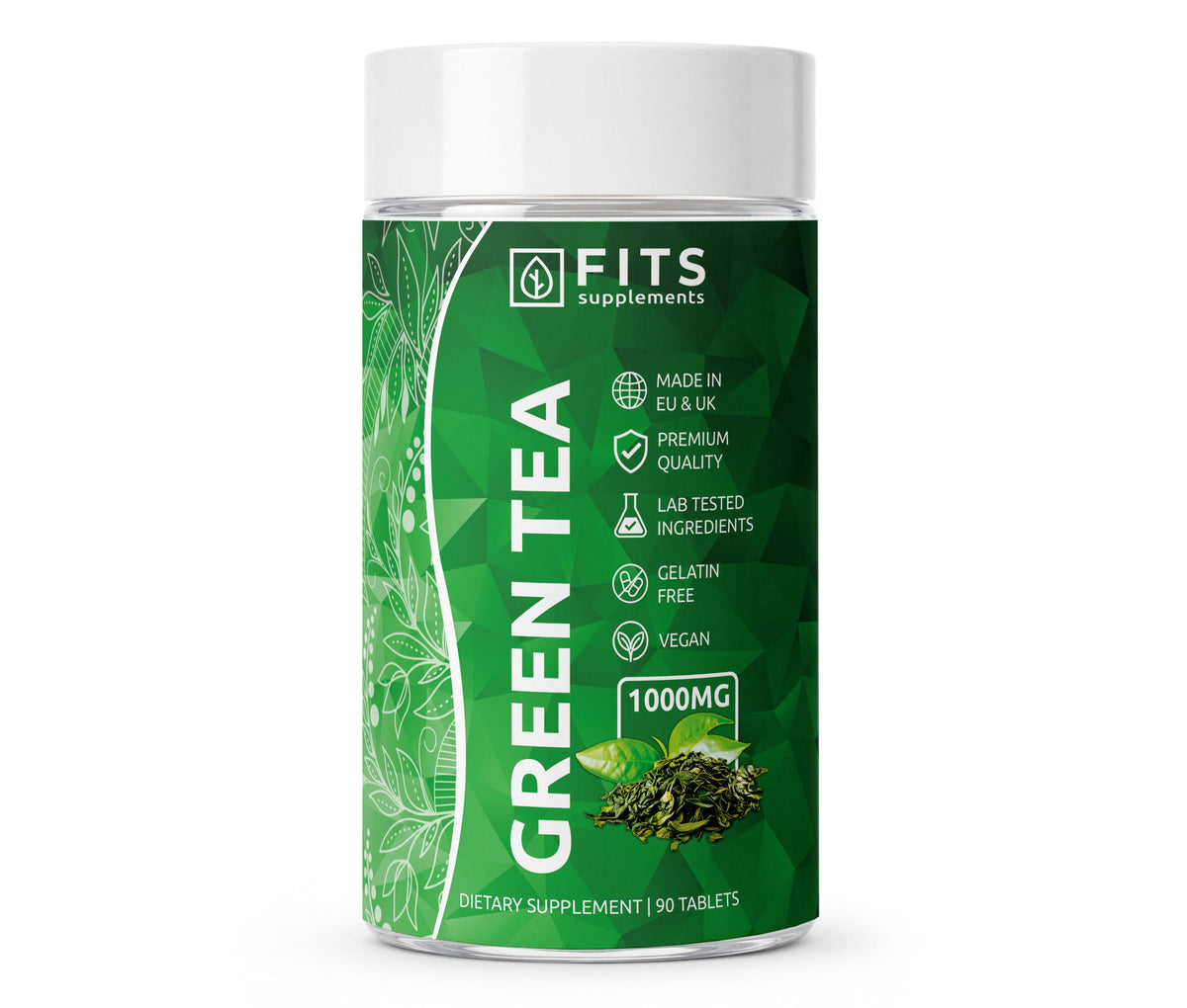 Grüner Tee 1000 mg 90 Tabletten