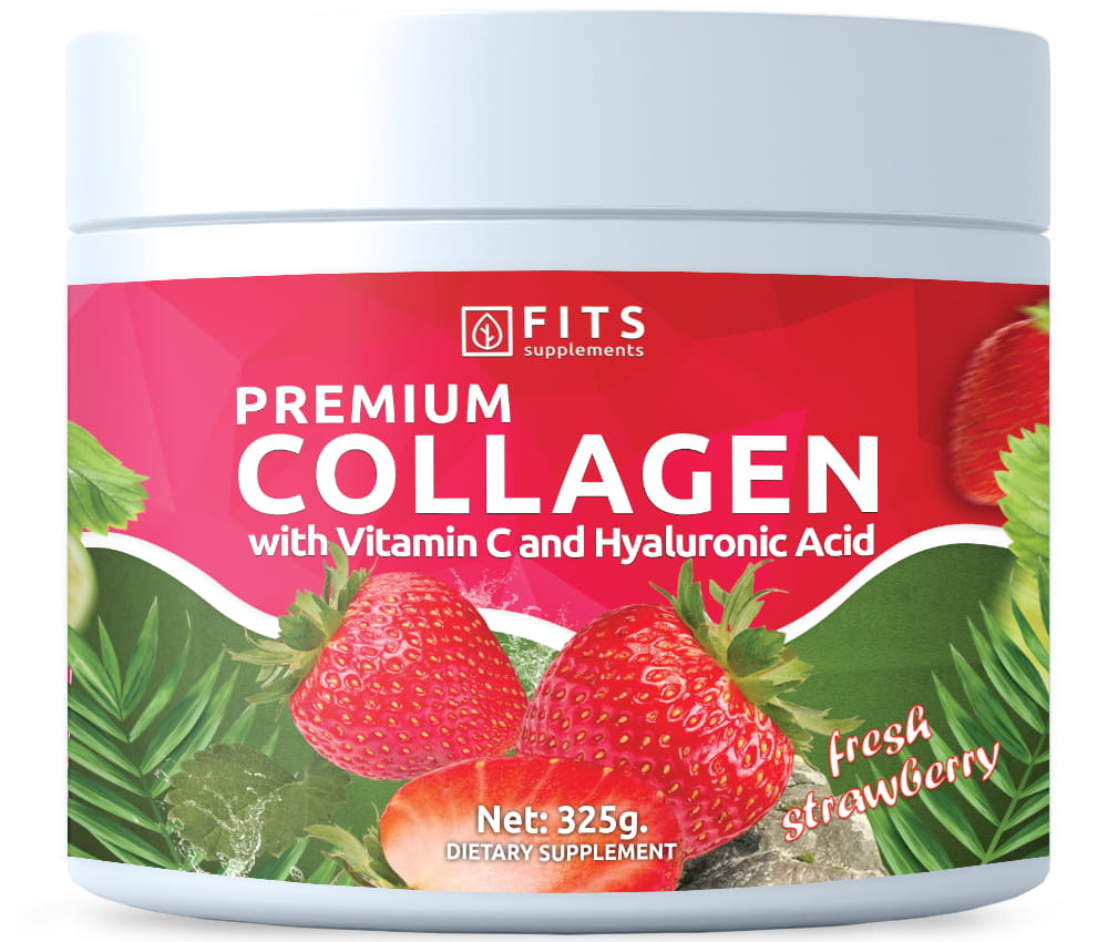 Premium-Kollagen Fresh Strawberry 325g Pulver