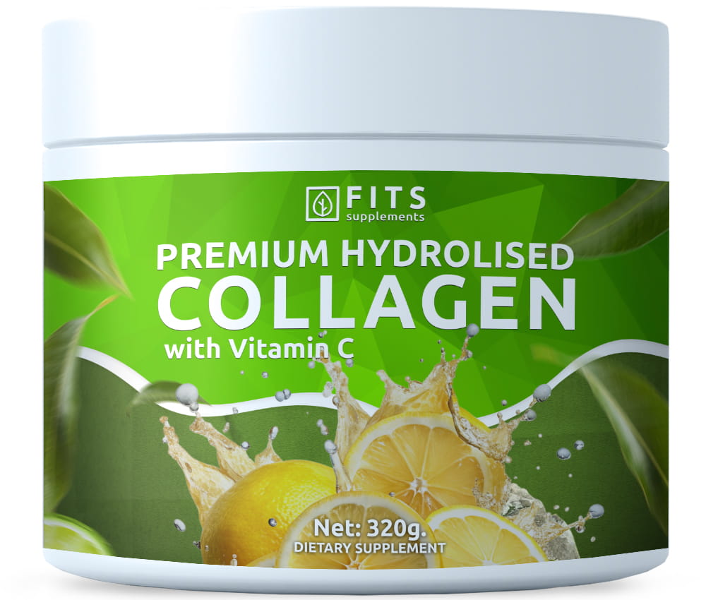 Premium Hydrolyzed Collagen with Vitamin C 320g Pulver