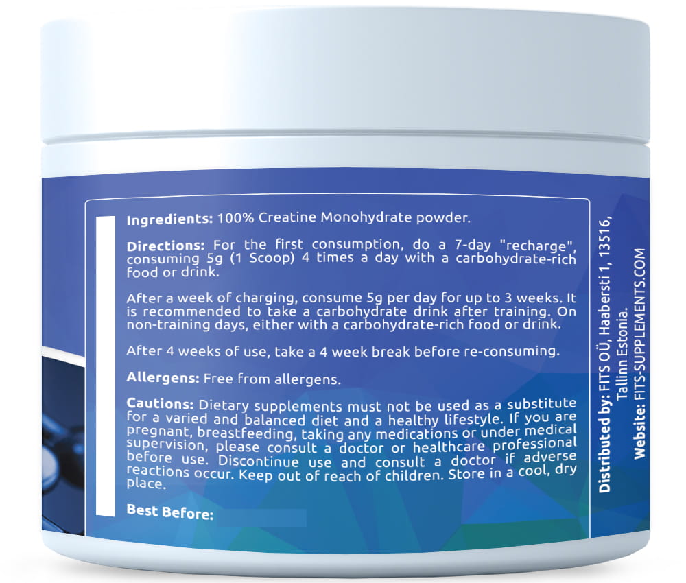 Kreatin-Monohydrat 300g Pulver