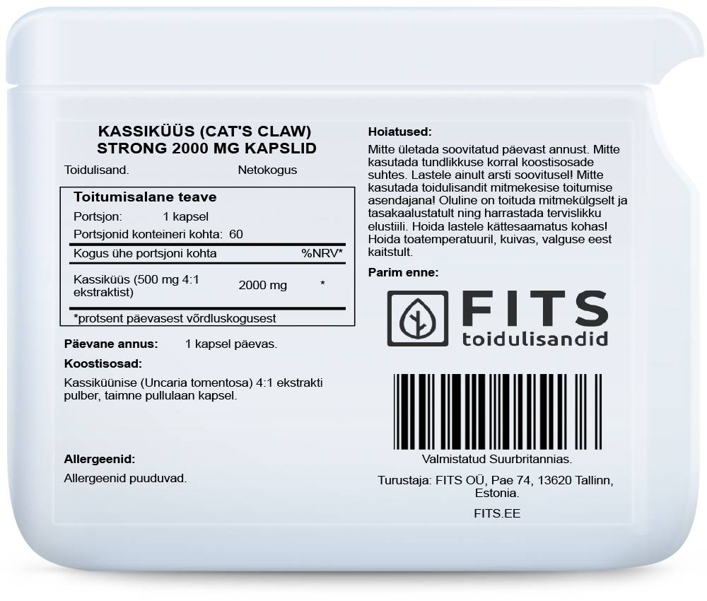 Cat's claw Strong 2000mg Kapseln