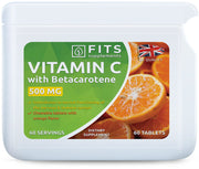 Vitamin C 500mg mit Orange und Beta-Carotin Kautabletten