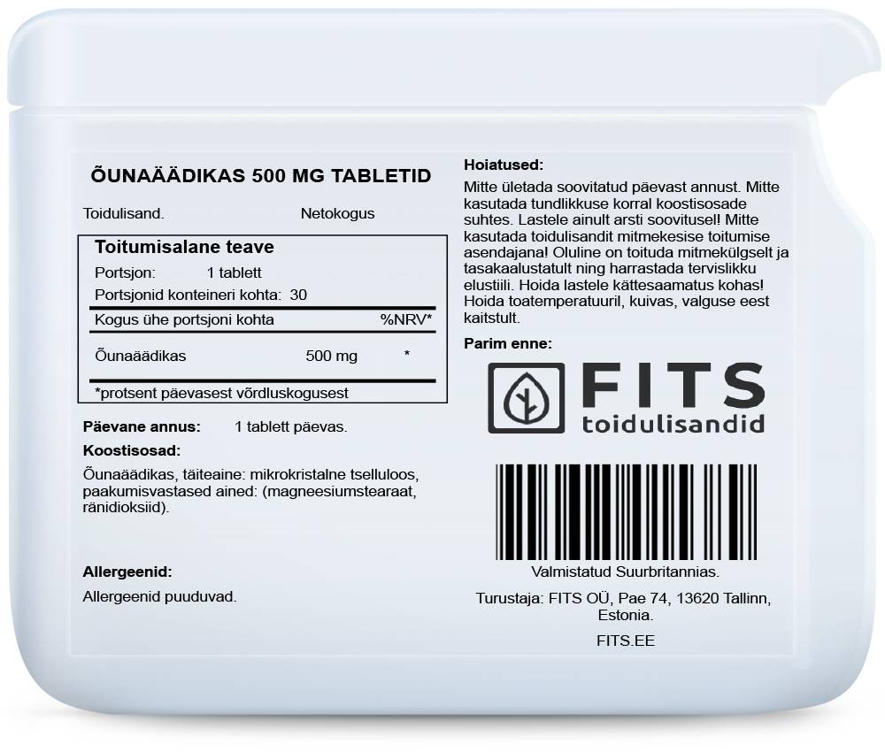 Apfelessig 500 mg Tabletten