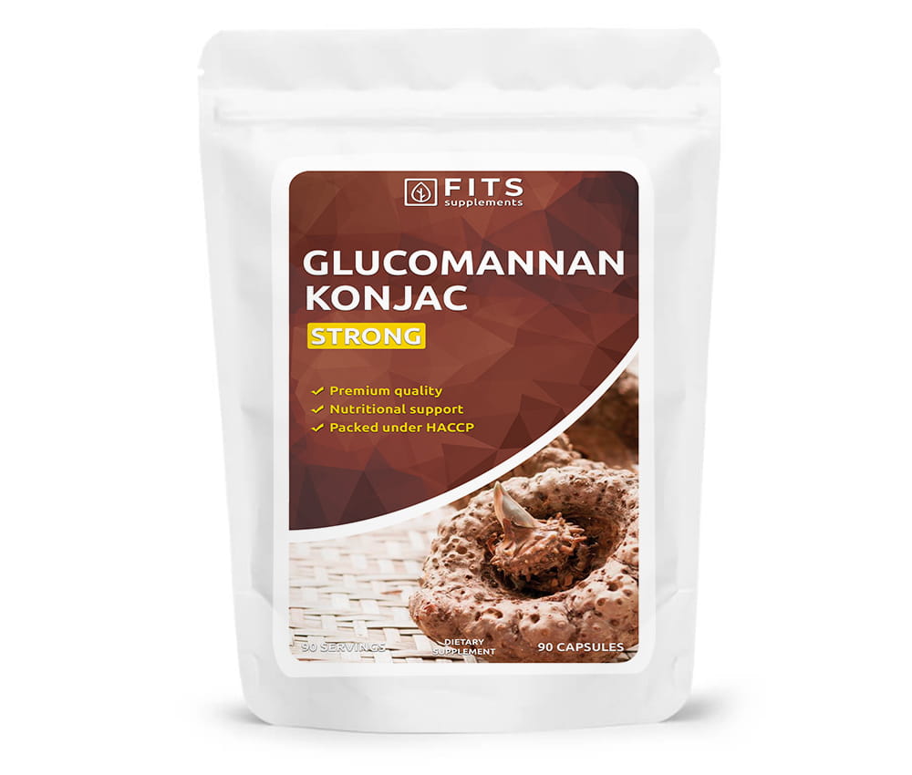 Glucomannan Konjac Strong 600mg 90 capsules