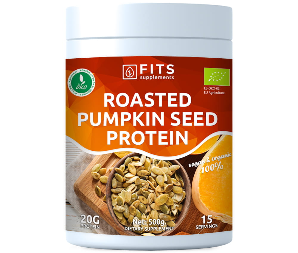 Organic Roasted Pumpkin Seed protein 500g Pulver