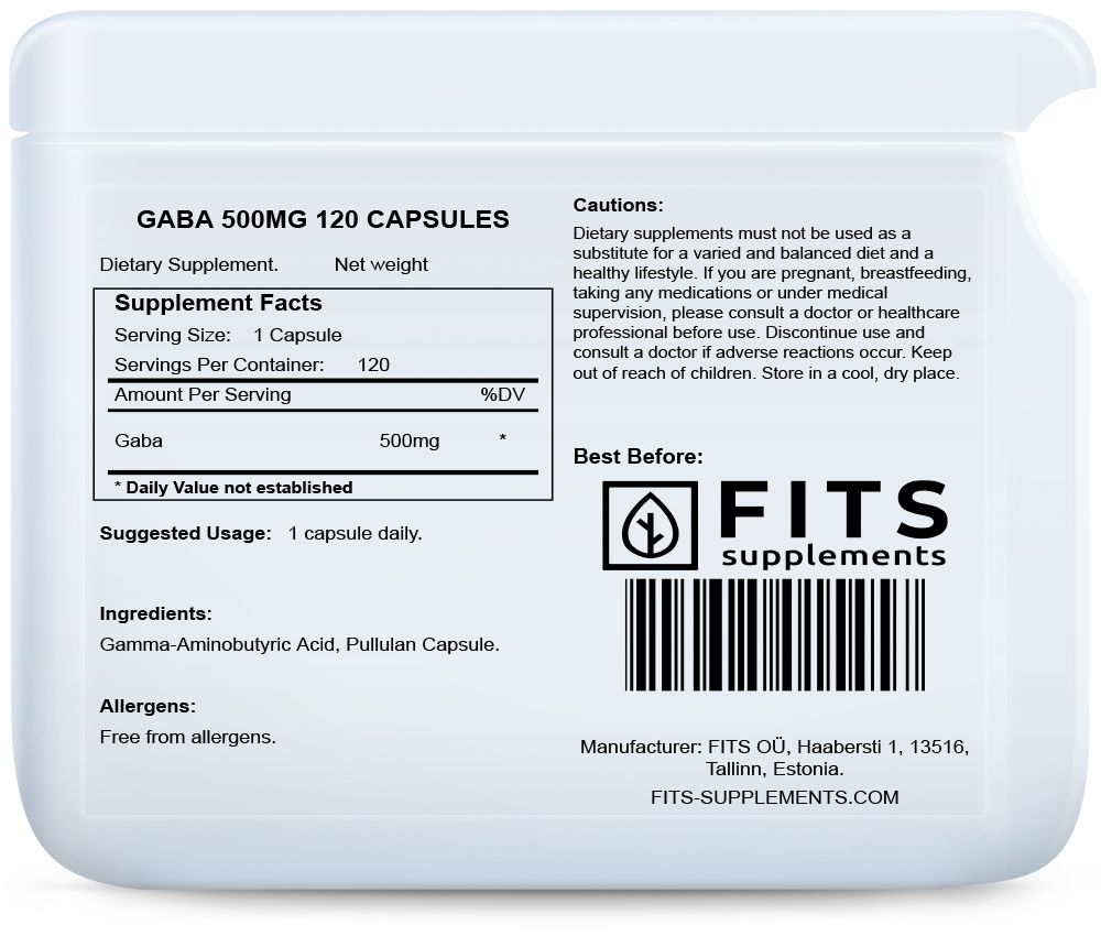 GABA 500 mg 120 Kapseln