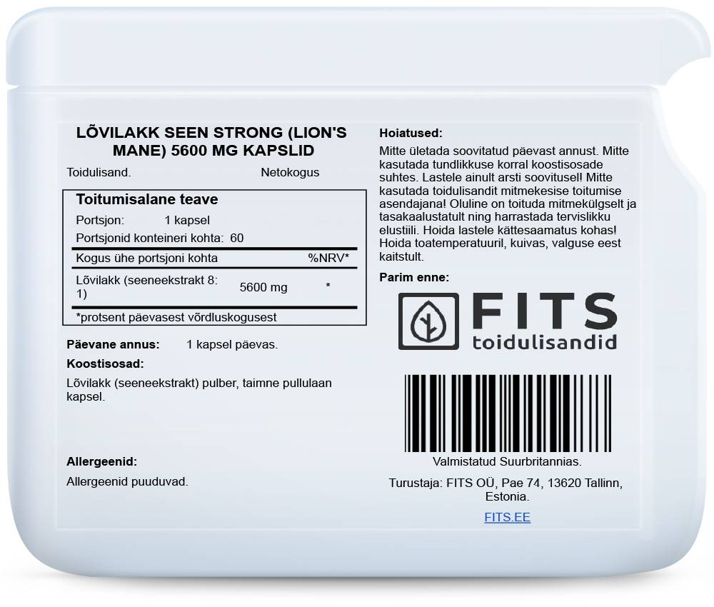 Löwenmähne Strong 5600 mg Kapseln
