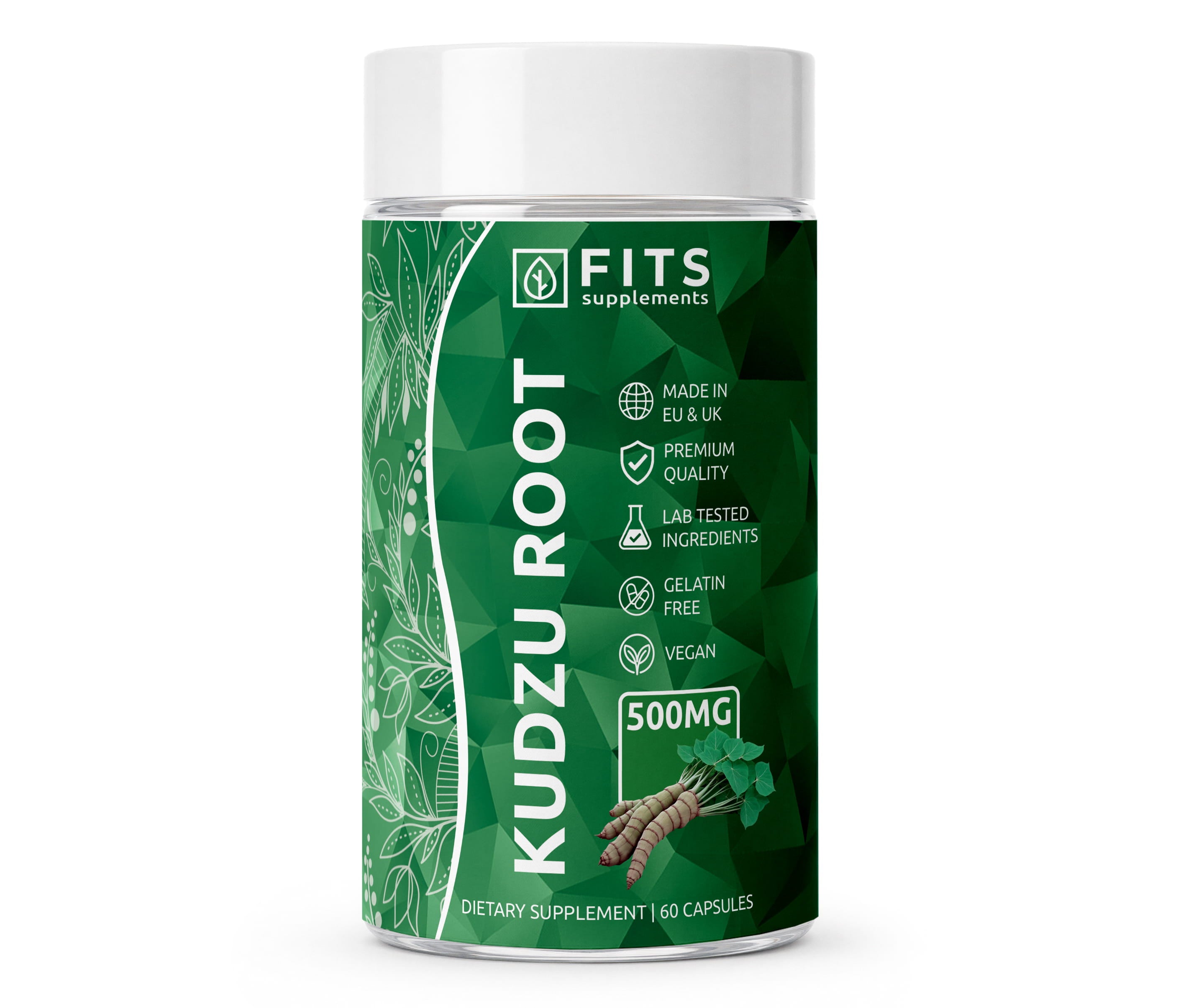 Kudzu Root 500mg 40% Isoflavones Kapseln