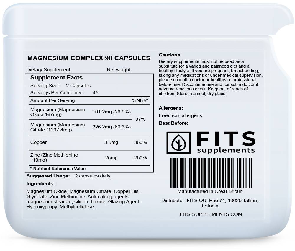 Magnesium Complex 90 Kapseln