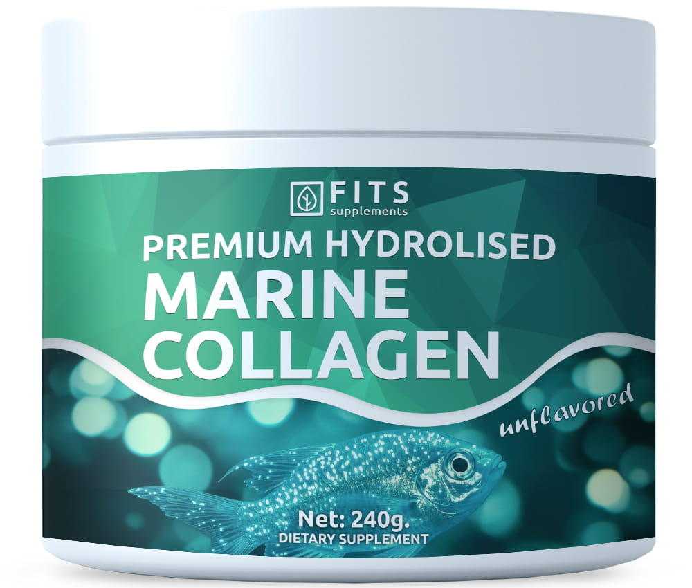 Premium Hydrolyzed Marine Collagen 240g Pulver