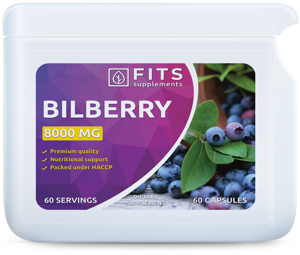 Bilberry Strong 8000mg 60 Kapseln