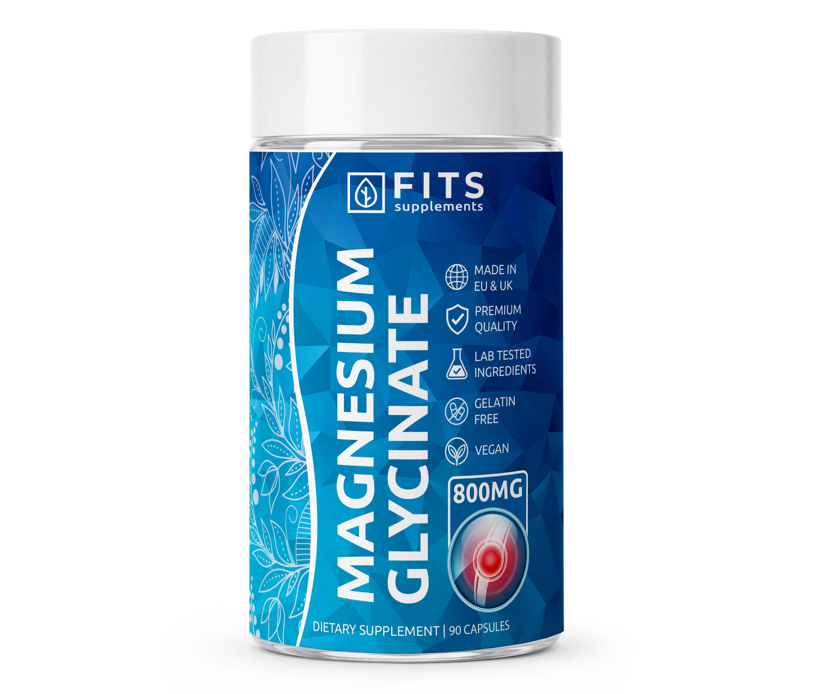 Magnesiumglycinat 800 mg 90 Kapseln