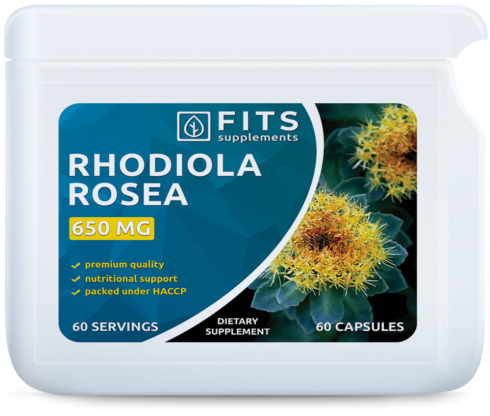 Rhodiola Rosea 650mg 60 Kapseln