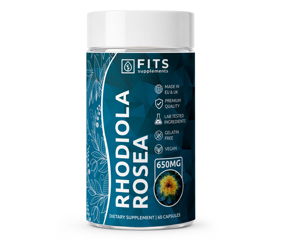 Rhodiola Rosea 650mg 60 Kapseln