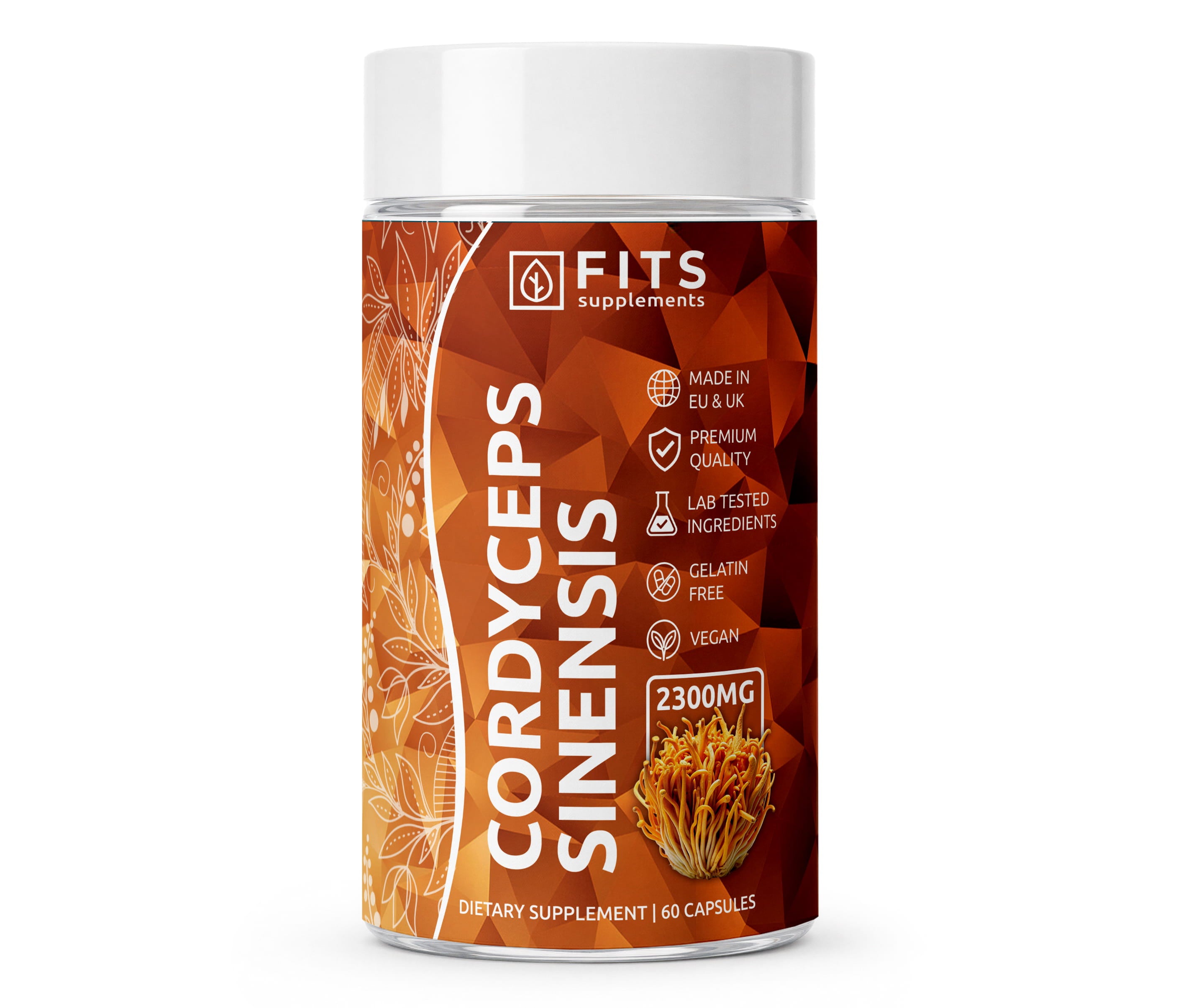 Cordyceps Sinensis Strong 2300mg 60 capsules