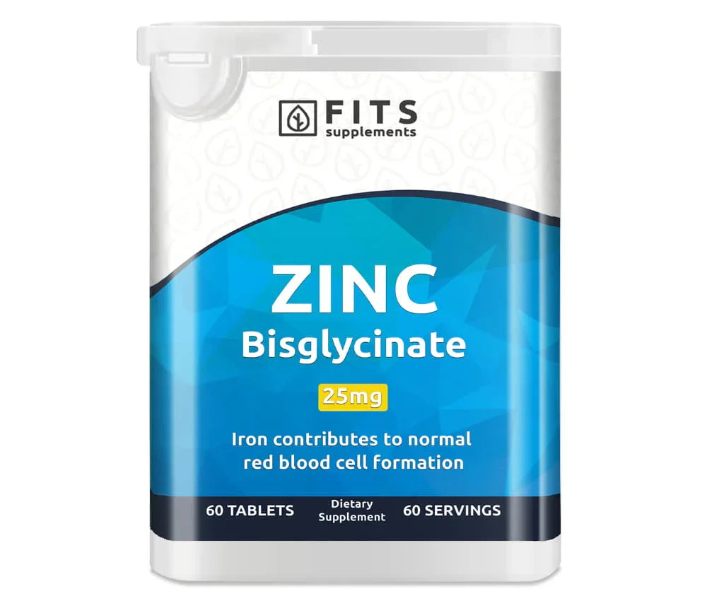 Zink Bisglycinat 25mg 60 Tabletten