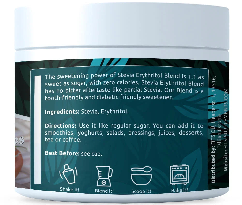 Stevia Pure 100% Mischung 350g