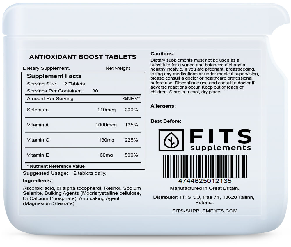 Antioxidantien-Boost-Tabletten