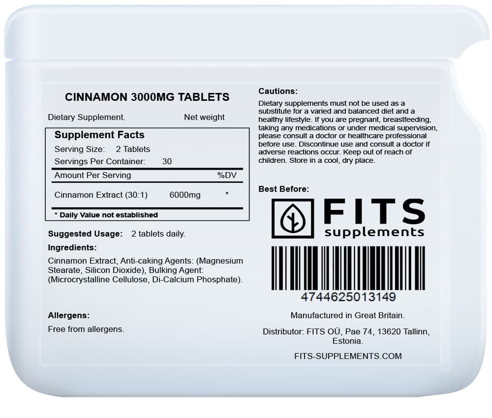 Zimt 3000 mg Tabletten