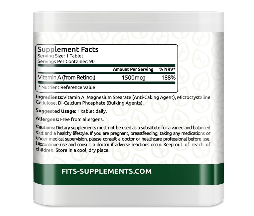 Vitamin A 5000 IE 90 Tabletten