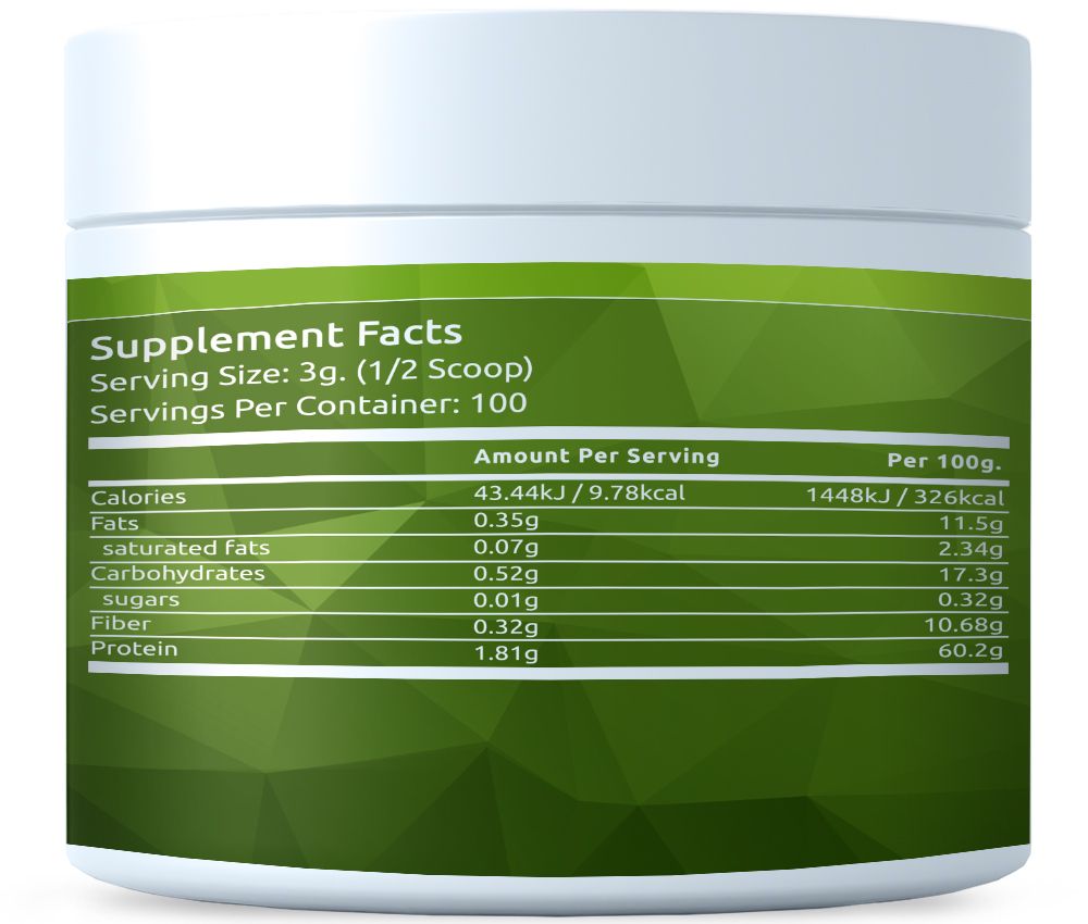 BIO Organisches Chlorella 300g Pulver