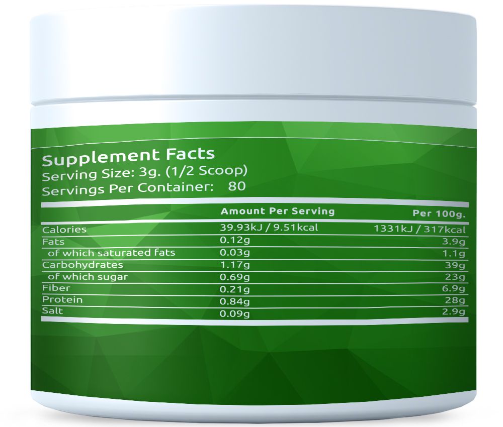Gerstengraspulver 250g